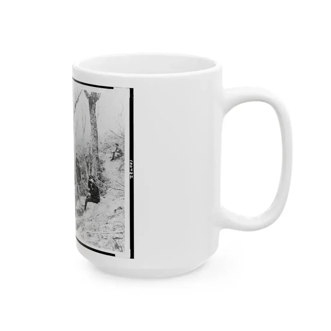 General Ulysses S. Grant And Five Other Men On Lookout Mountain, Tennessee (U.S. Civil War) White Coffee Mug - Go Mug Yourself