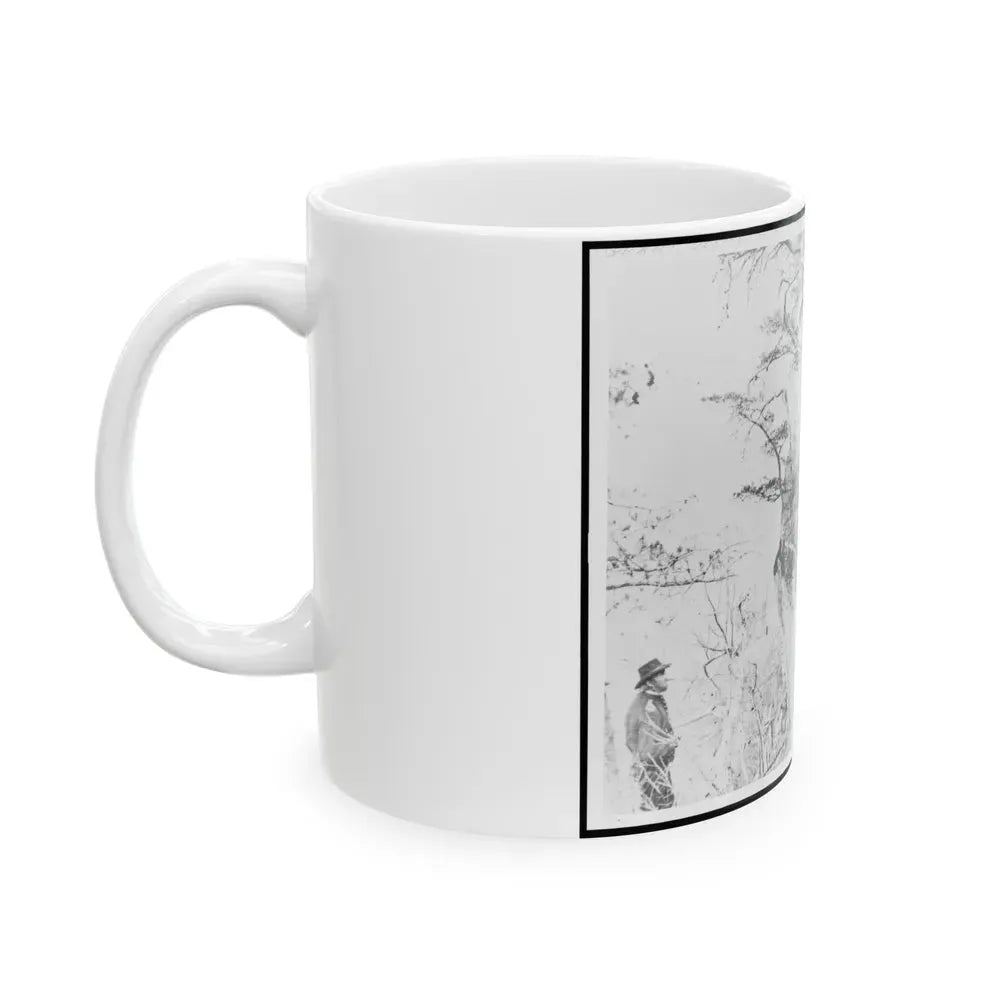 General Ulysses S. Grant And Five Other Men On Lookout Mountain, Tennessee (U.S. Civil War) White Coffee Mug - Go Mug Yourself