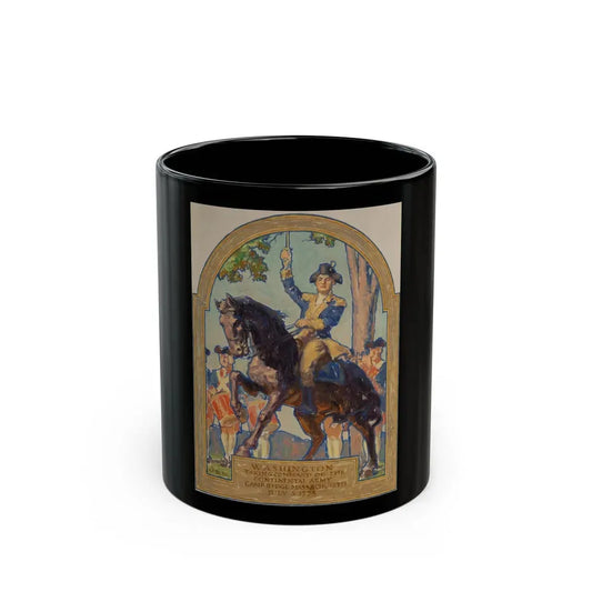 General Washington, magazine cover study - Black Coffee Mug 11oz - Go Mug Yourself
