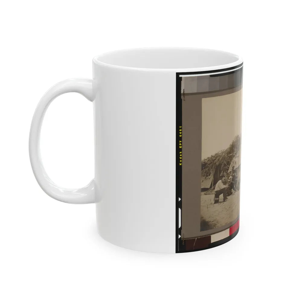 General Willcox's Headquarters, In Front Of Petersburg, Va. (U.S. Civil War) White Coffee Mug-Go Mug Yourself