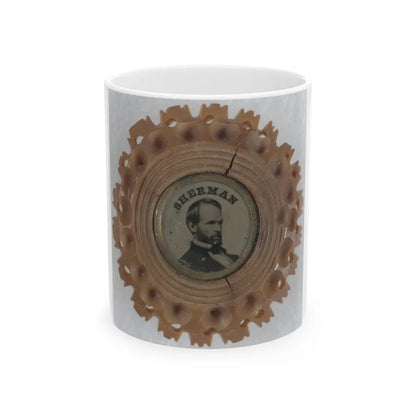 General William Tecumseh Sherman (U.S. Civil War) White Coffee Mug-11oz-Go Mug Yourself