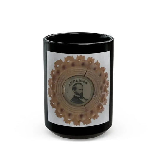 General William Tecumseh Sherman (U.S. Civil War) Black Coffee Mug 15oz - Go Mug Yourself