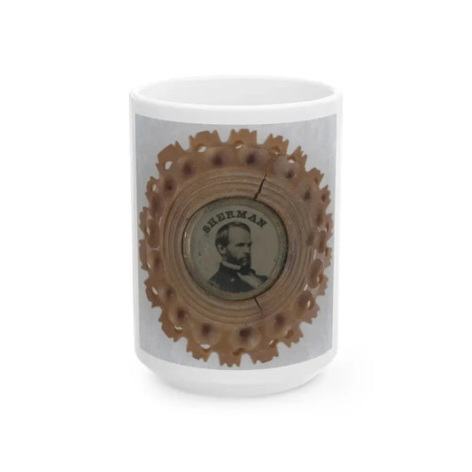 General William Tecumseh Sherman (U.S. Civil War) White Coffee Mug 15oz - Go Mug Yourself