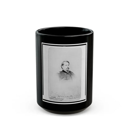 General Winfield Scott Hancock, Head-And-Shoulders Portrait, In Uniform, Facing Right (U.S. Civil War) Black Coffee Mug 15oz - Go Mug Yourself