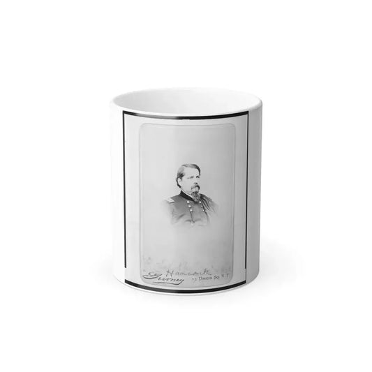General Winfield Scott Hancock, Head-and-Shoulders Portrait, in Uniform, Facing Right (U.S. Civil War) Color Changing Coffee Mug 11oz Default Title 11oz - Go Mug Yourself
