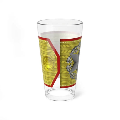 Generalissimo of the PRC rank insignia (China) (Military Rank) Pint Glass 16oz - Go Mug Yourself