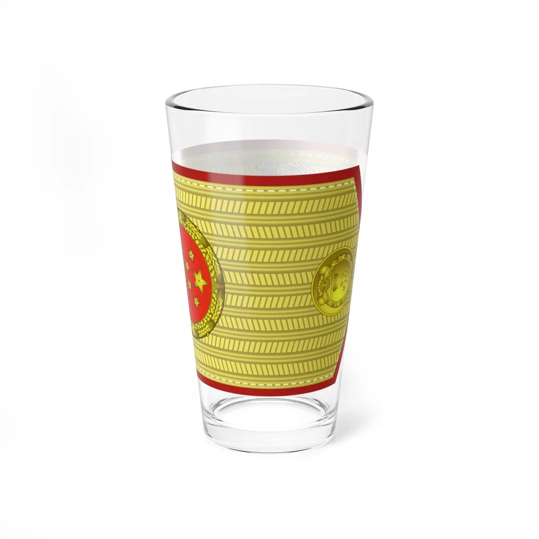 Generalissimo of the PRC rank insignia (China) (Military Rank) Pint Glass 16oz - Go Mug Yourself