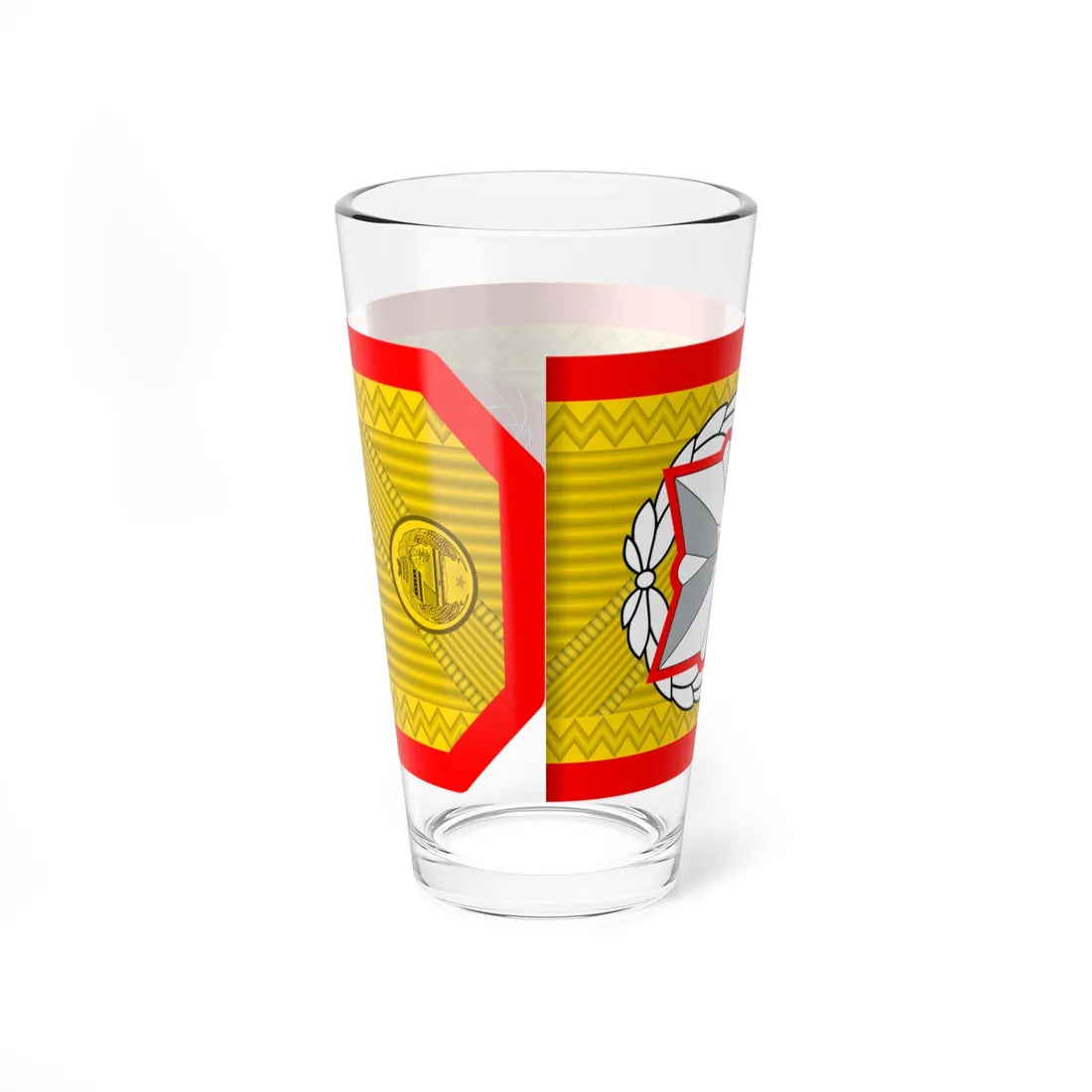 Generalissimo rank insignia North Korea (Korea) (Military Rank) Pint Glass 16oz - Go Mug Yourself