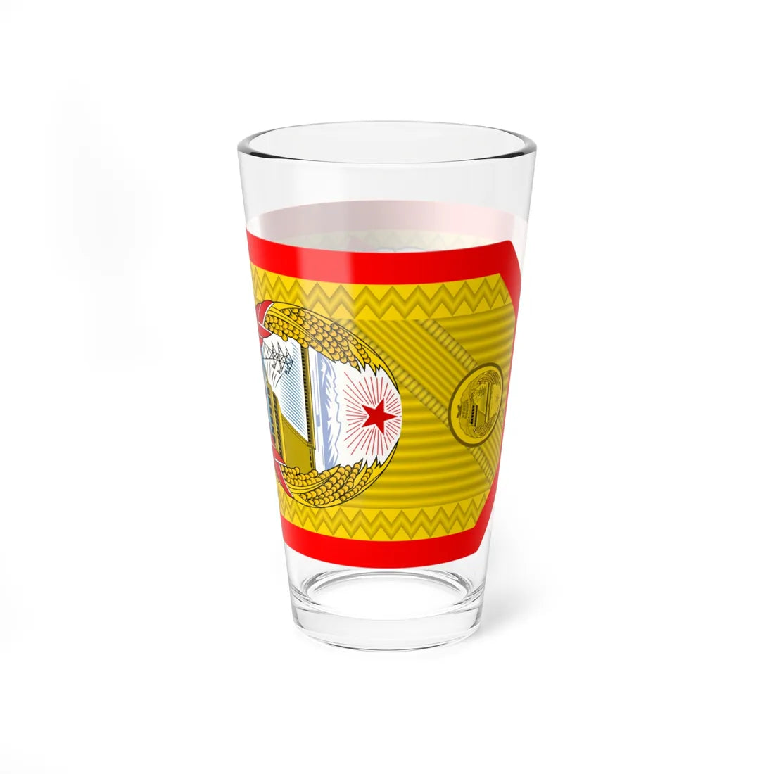 Generalissimo rank insignia North Korea (Korea) (Military Rank) Pint Glass 16oz - Go Mug Yourself