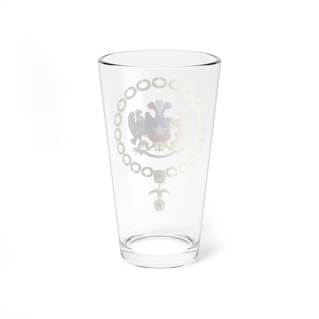 Generic Coat of Arms of the President of Chile Chilean Order of Merit (Chile) (Coat of Arms) Pint Glass 16oz - Go Mug Yourself