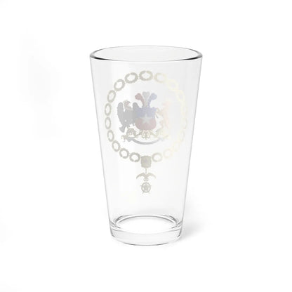 Generic Coat of Arms of the President of Chile Chilean Order of Merit (Chile) (Coat of Arms) Pint Glass 16oz - Go Mug Yourself