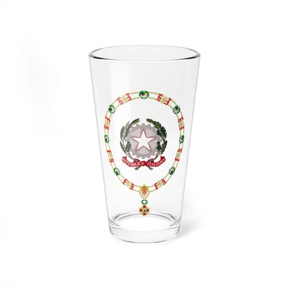 Generic Emblem of Italy Order of Isabella the Catholic (Italy) (Coat of Arms) Pint Glass 16oz 16oz - Go Mug Yourself