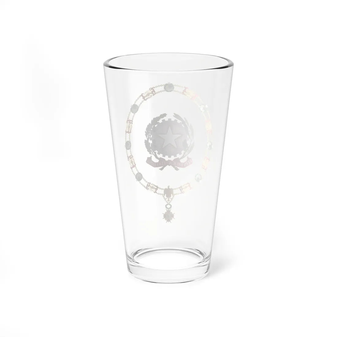 Generic Emblem of Italy Order of Isabella the Catholic (Italy) (Coat of Arms) Pint Glass 16oz - Go Mug Yourself