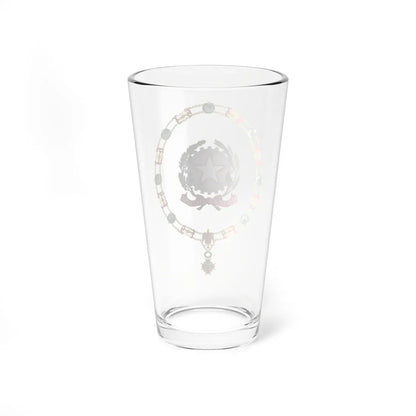 Generic Emblem of Italy Order of Isabella the Catholic (Italy) (Coat of Arms) Pint Glass 16oz - Go Mug Yourself