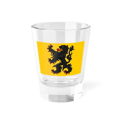 Generieke vlag van Vlaanderen (Belgium) Shot Glass 1.5oz 1.5oz - Go Mug Yourself