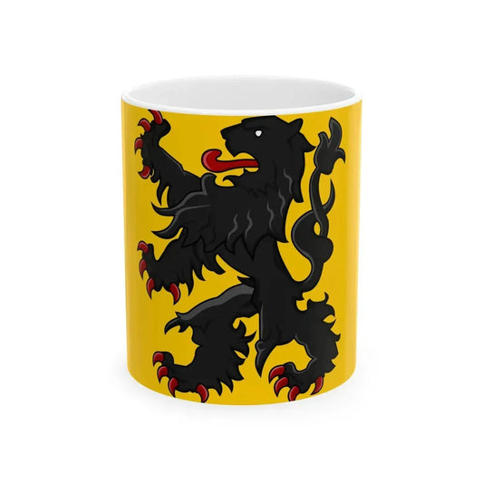 Generieke vlag van Vlaanderen (Belgium) White Coffee Mug 11oz - Go Mug Yourself