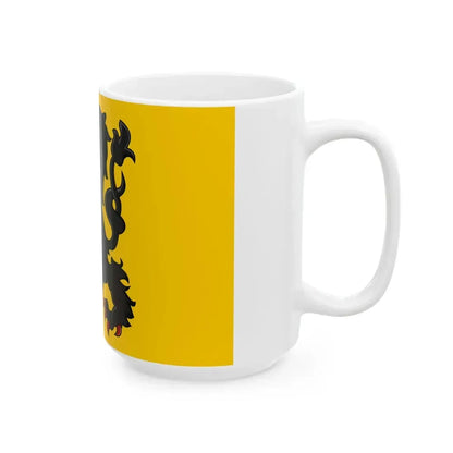 Generieke vlag van Vlaanderen (Belgium) White Coffee Mug - Go Mug Yourself
