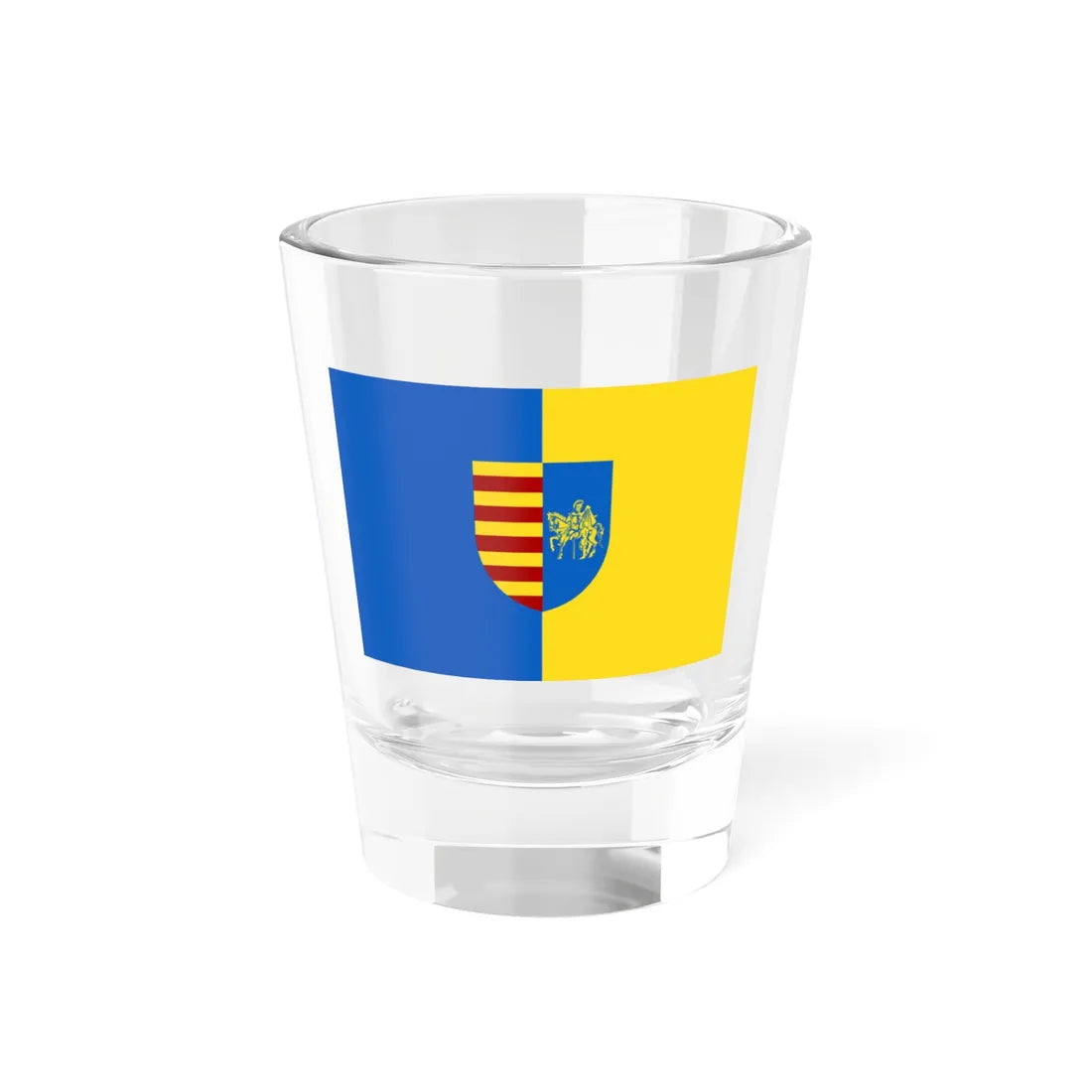 Genk vlag (Belgium) Shot Glass 1.5oz 1.5oz - Go Mug Yourself
