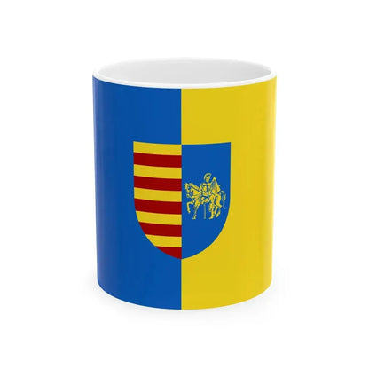 Genk vlag (Belgium) White Coffee Mug 11oz - Go Mug Yourself