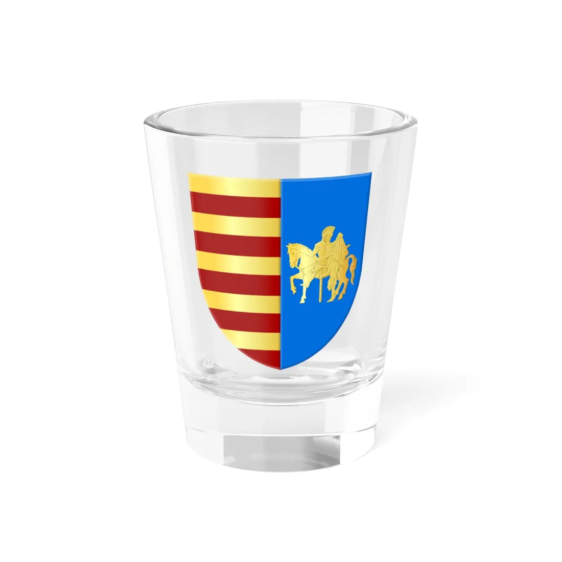 Genk wapen2 (Belgium) (Coat of Arms) Shot Glass 1.5oz 1.5oz - Go Mug Yourself