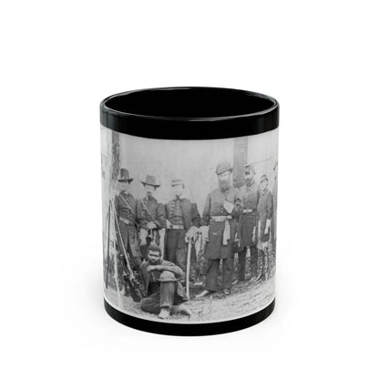 Gen'l. John W. Geary And Staff - Taken At Harper's Ferry (U.S. Civil War) Black Coffee Mug-11oz-Go Mug Yourself