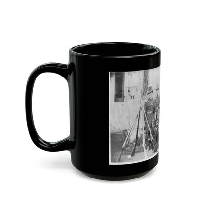 Gen'l. John W. Geary And Staff - Taken At Harper's Ferry (U.S. Civil War) Black Coffee Mug-Go Mug Yourself