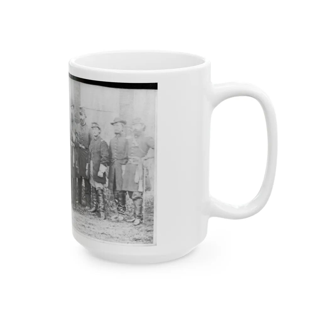 Gen'l. John W. Geary And Staff - Taken At Harper's Ferry (U.S. Civil War) White Coffee Mug-Go Mug Yourself