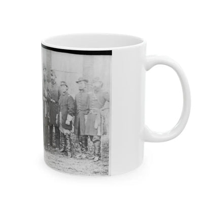 Gen'l. John W. Geary And Staff - Taken At Harper's Ferry (U.S. Civil War) White Coffee Mug-Go Mug Yourself