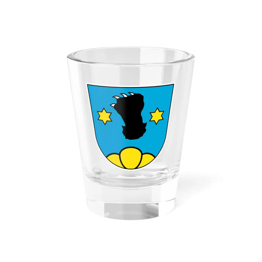 Genossame-wangen wappen bruhin (Switzerland) (Coat of Arms) Shot Glass 1.5oz 1.5oz - Go Mug Yourself