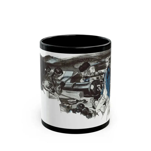 Gentian Hill by Elizabeth Goudge, Woman's Journal, 1949 - Black Coffee Mug 11oz - Go Mug Yourself