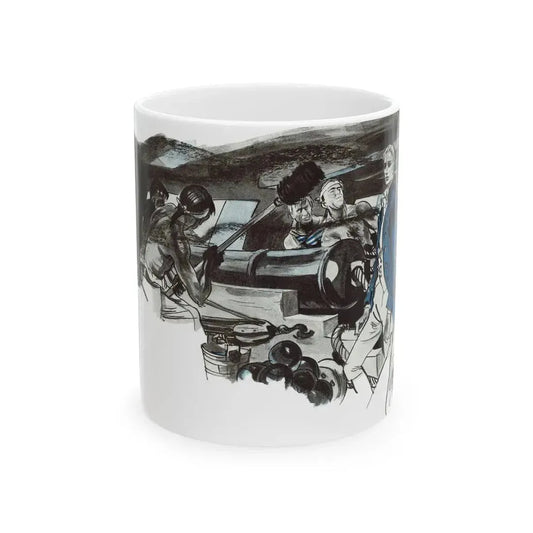 Gentian Hill by Elizabeth Goudge, Woman's Journal, 1949 - White Coffee Mug 11oz - Go Mug Yourself