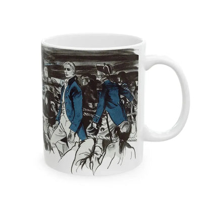 Gentian Hill by Elizabeth Goudge, Woman's Journal, 1949 - White Coffee Mug - Go Mug Yourself