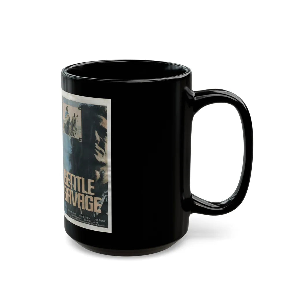 GENTLE SAVAGE (VHS COVER) - Black Coffee Mug-Go Mug Yourself