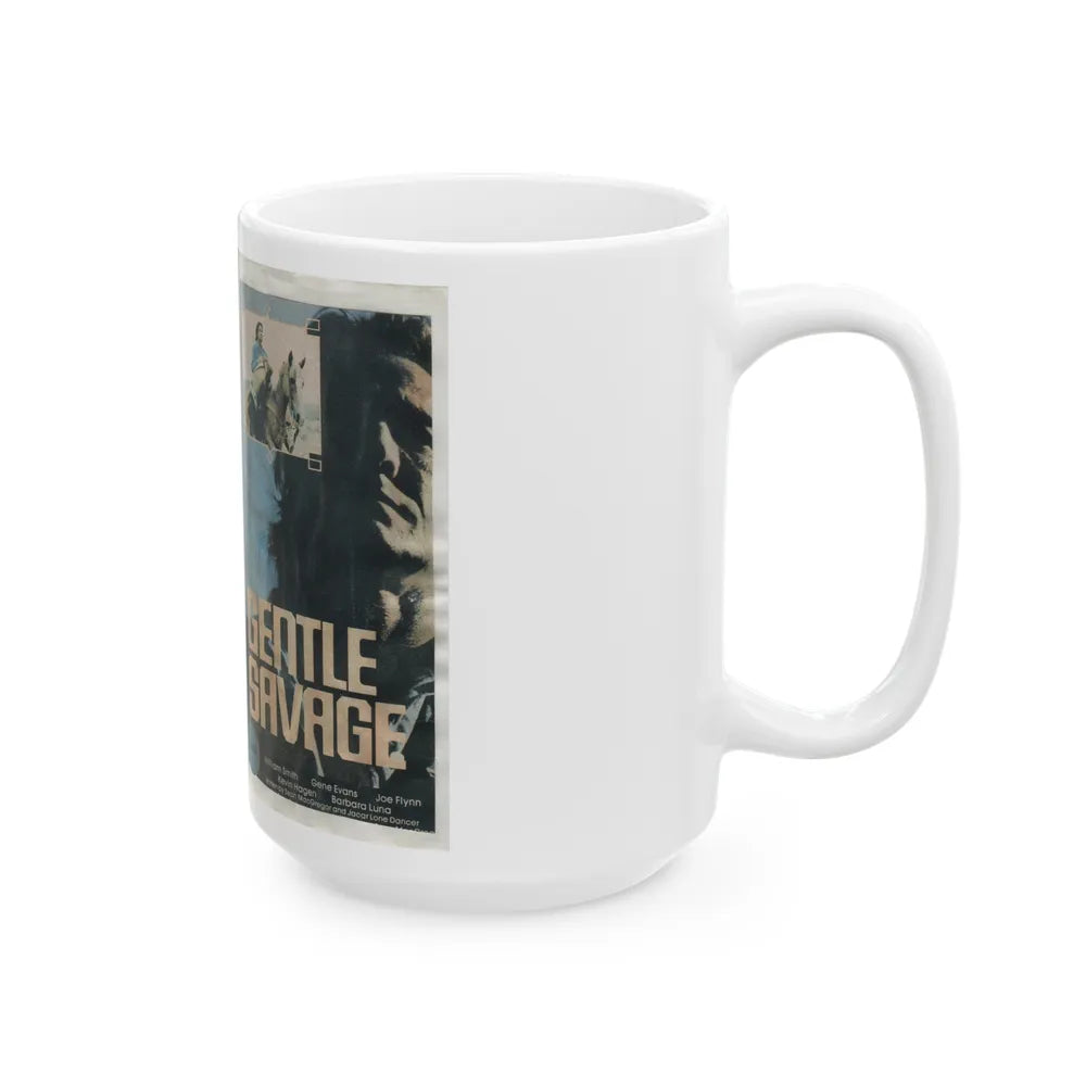 GENTLE SAVAGE (VHS COVER) - White Coffee Mug-Go Mug Yourself