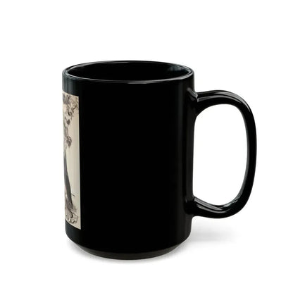 Gentleman Consoling Woman, magazine story illustration, circa 1930s - Black Coffee Mug - Go Mug Yourself