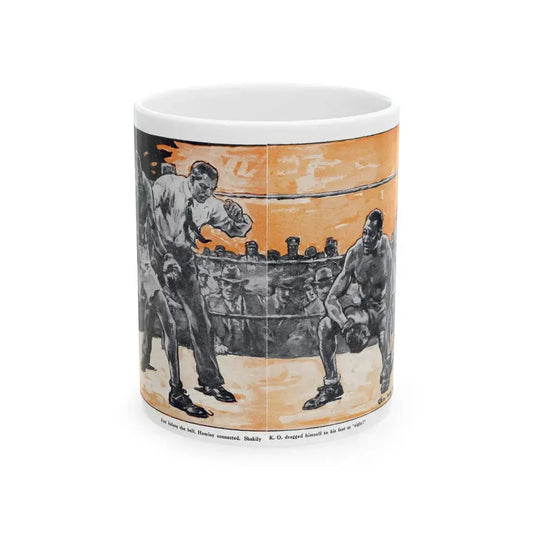 Gentleman in Black, Bluebook, March 1932 - White Coffee Mug 11oz - Go Mug Yourself