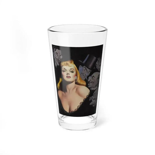 Gentlemen Prefer Blondes, paperback cover (Popular Library, c. 1950) - Pint Glass 16oz 16oz - Go Mug Yourself