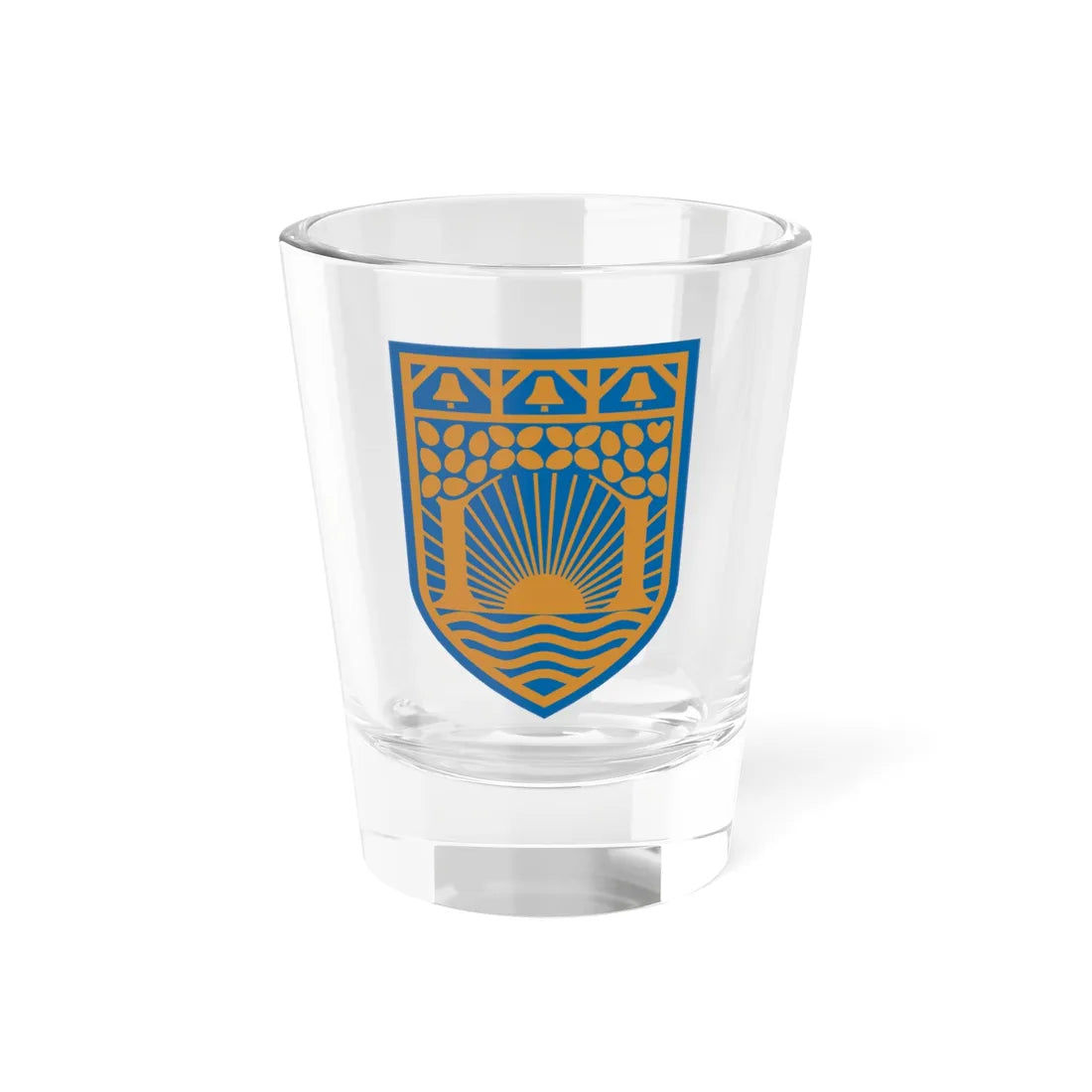 Gentofte Kommune coa (Denmark) (Coat of Arms) Shot Glass 1.5oz 1.5oz - Go Mug Yourself