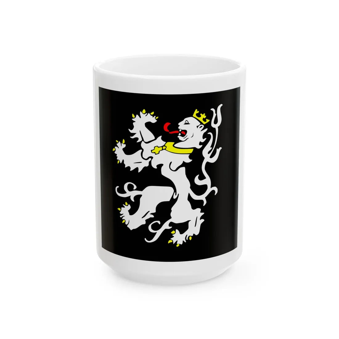 GentseVlag (Belgium) White Coffee Mug 15oz - Go Mug Yourself