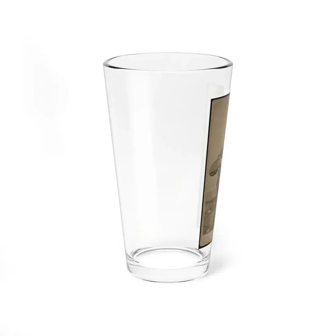 Geo. B. Field, Three-Quarter Length Studio Portrait, Sitting In Chair, Facing Slightly Right, Wearing Military Uniform (U.S. Civil War) Pint Glass 16oz - Go Mug Yourself