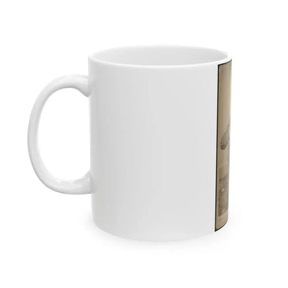 Geo. B. Field, Three-Quarter Length Studio Portrait, Sitting In Chair, Facing Slightly Right, Wearing Military Uniform (U.S. Civil War) White Coffee Mug - Go Mug Yourself