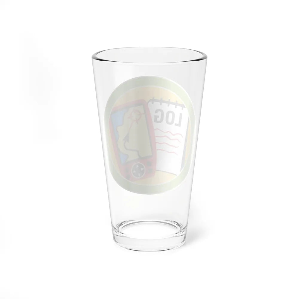 Geocache (Boy Scout Merit Badge) Pint Glass 16oz-Go Mug Yourself