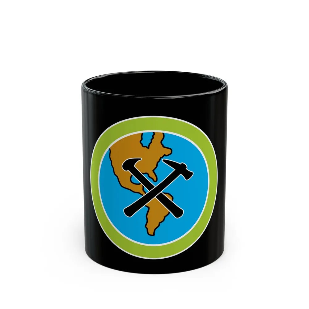 Geology (Boy Scout Merit Badge) Black Coffee Mug-11oz-Go Mug Yourself