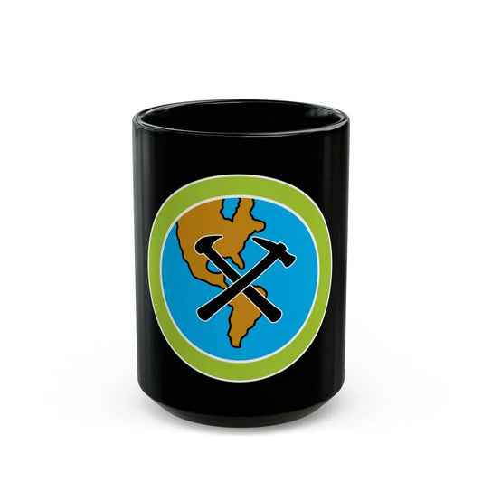 Geology (Boy Scout Merit Badge) Black Coffee Mug 15oz - Go Mug Yourself
