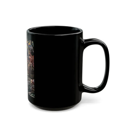 George and the Egg-Shy Pole, Liberty magazine, January 1, 1944 - Black Coffee Mug - Go Mug Yourself