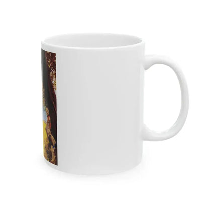 George And The Holiday Cottage by Antonia Browne, Woman magazine, 1975 - White Coffee Mug - Go Mug Yourself