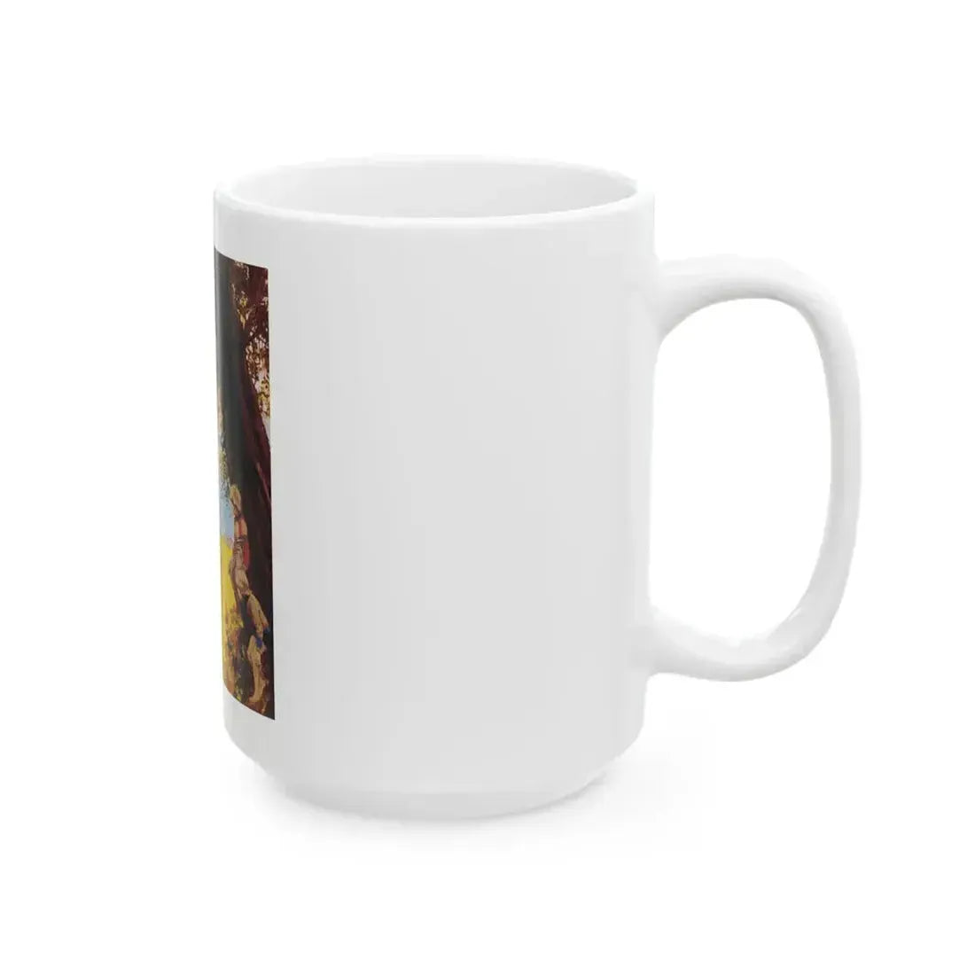 George And The Holiday Cottage by Antonia Browne, Woman magazine, 1975 - White Coffee Mug - Go Mug Yourself