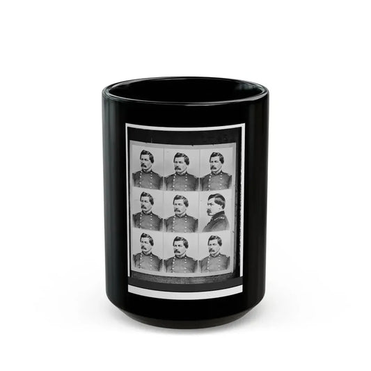 George B. Mcclellan 007 (U.S. Civil War) Black Coffee Mug 15oz - Go Mug Yourself