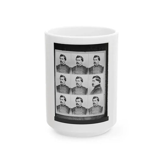 George B. Mcclellan 007 (U.S. Civil War) White Coffee Mug 15oz - Go Mug Yourself