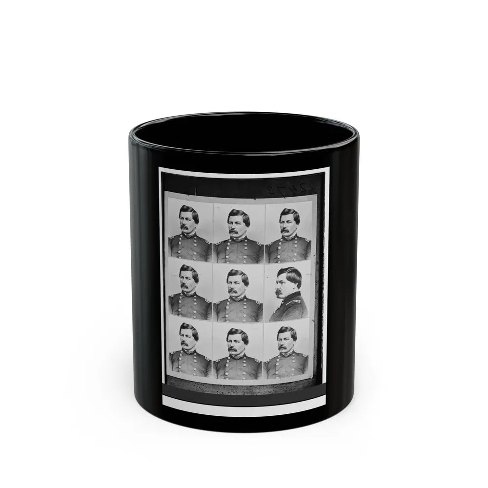 George B. Mcclellan 007 (U.S. Civil War) Black Coffee Mug-11oz-Go Mug Yourself